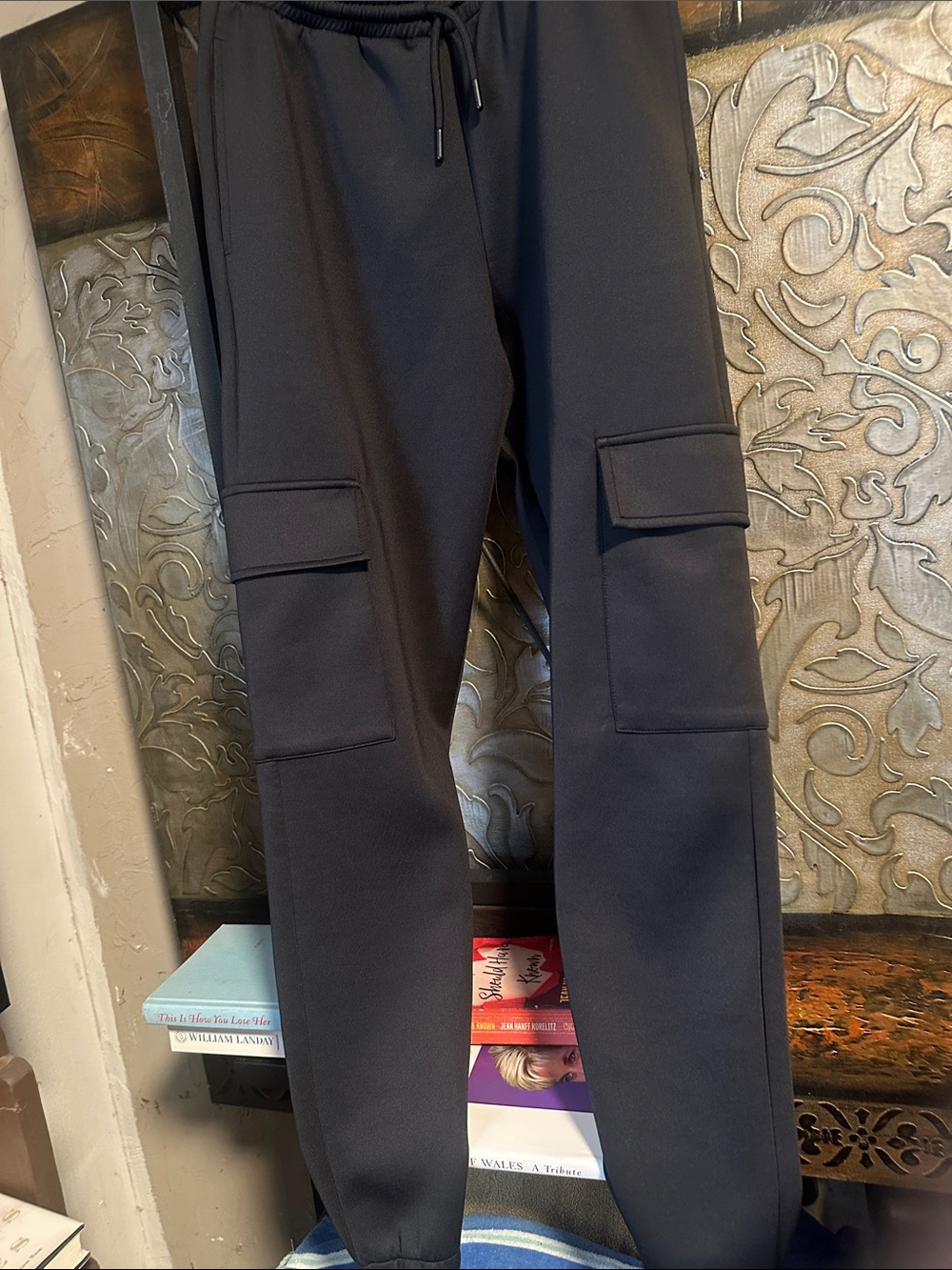 Men's Black Cargo Jogger Pants - Comfortable Everyday Style